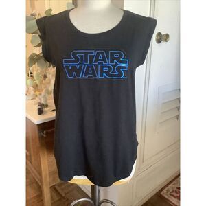 Disney Store Star Wars Black T Shirt Size M